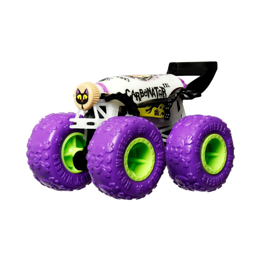 Hot Wheels Monster Trucks Veículo de Brinquedo Carro Surpresa Glow in The Dark Escala 1:64 On Sale