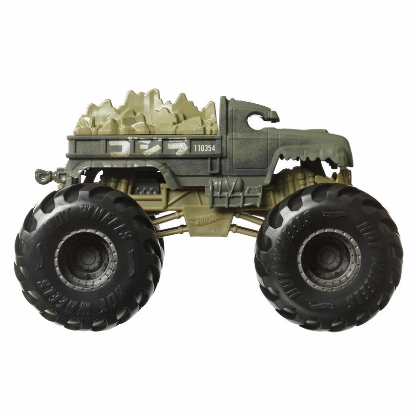 Hot Wheels Monster Trucks Veículo de Brinquedo Godzilla Escala 1:24 New Arrival