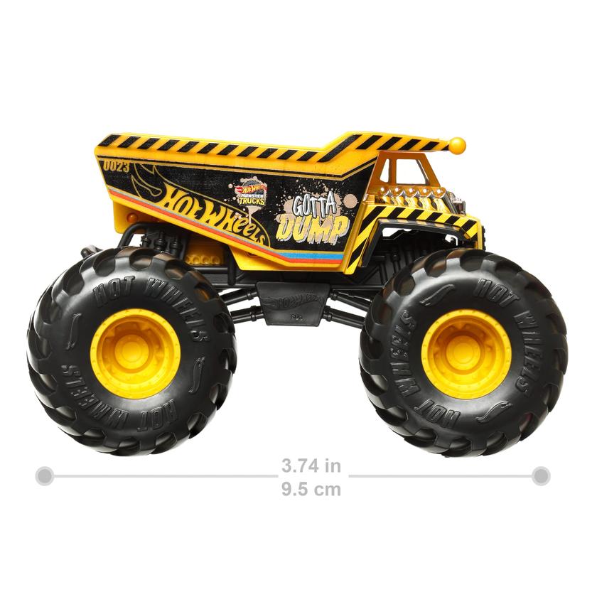 Hot Wheels Monster Trucks Veículo de Brinquedo Gotta Dump Escala 1:24 On Sale