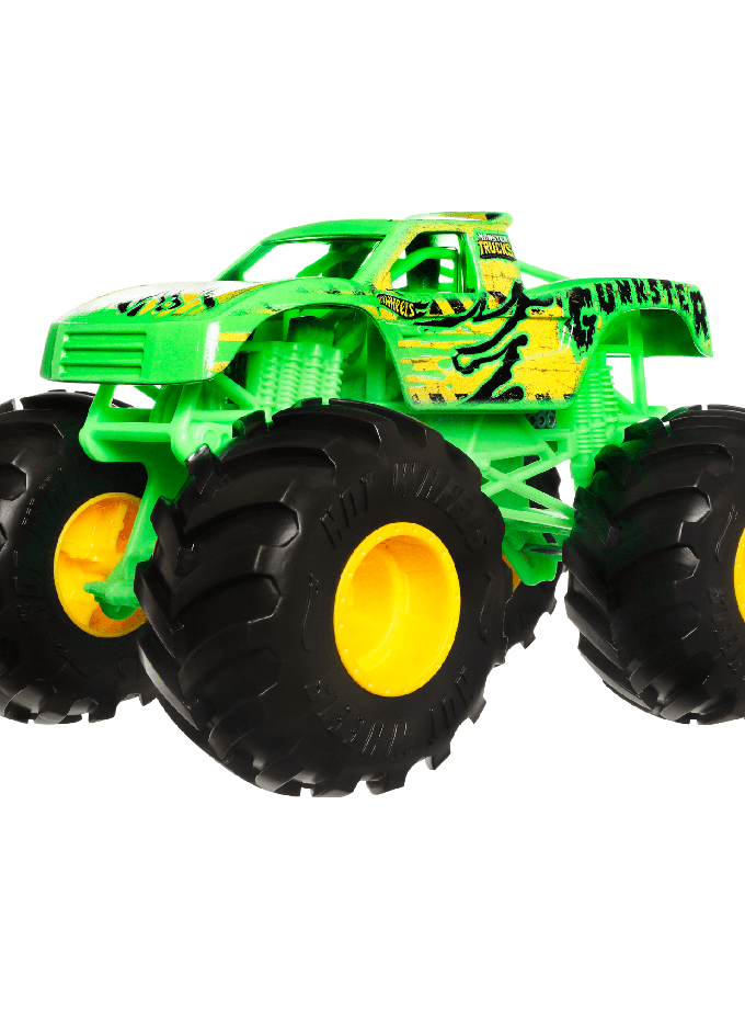 Hot Wheels Monster Trucks Veículo de Brinquedo Gunkster Escala 1:24 Best Price