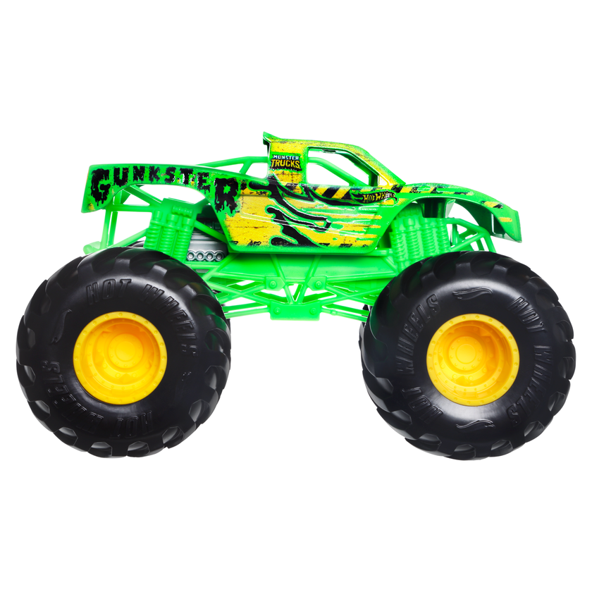 Hot Wheels Monster Trucks Veículo de Brinquedo Gunkster Escala 1:24 Best Price