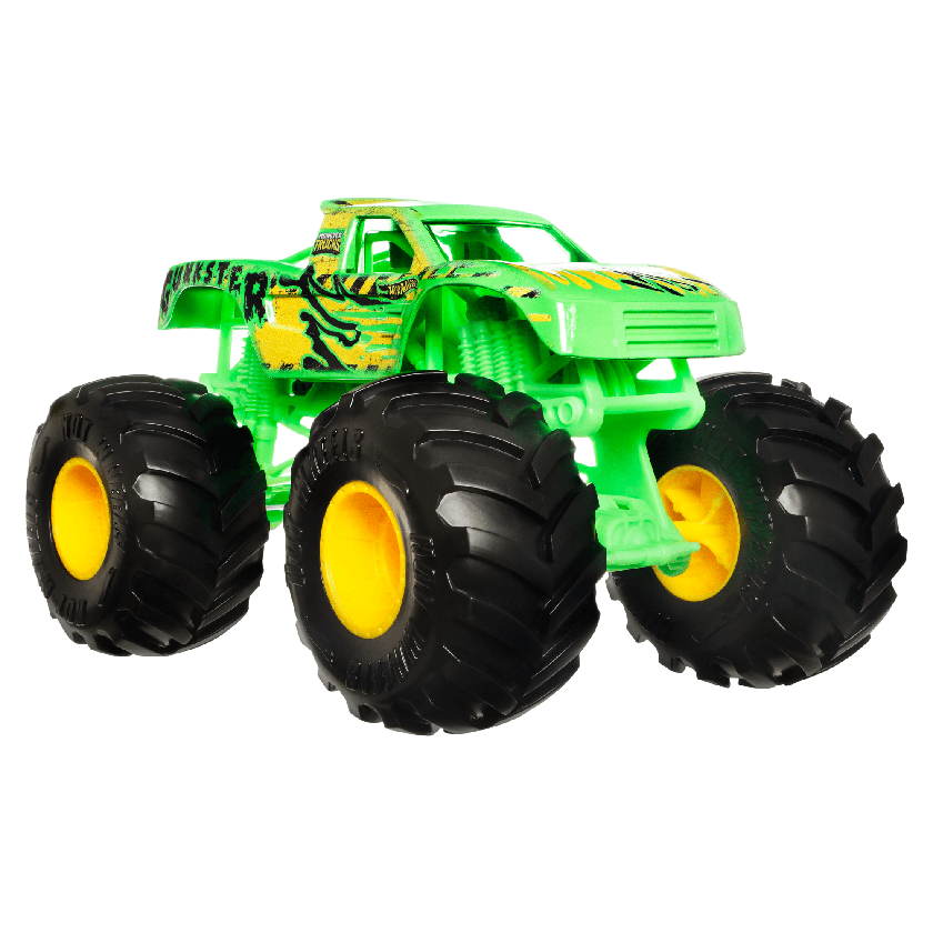 Hot Wheels Monster Trucks Veículo de Brinquedo Gunkster Escala 1:24 Best Price