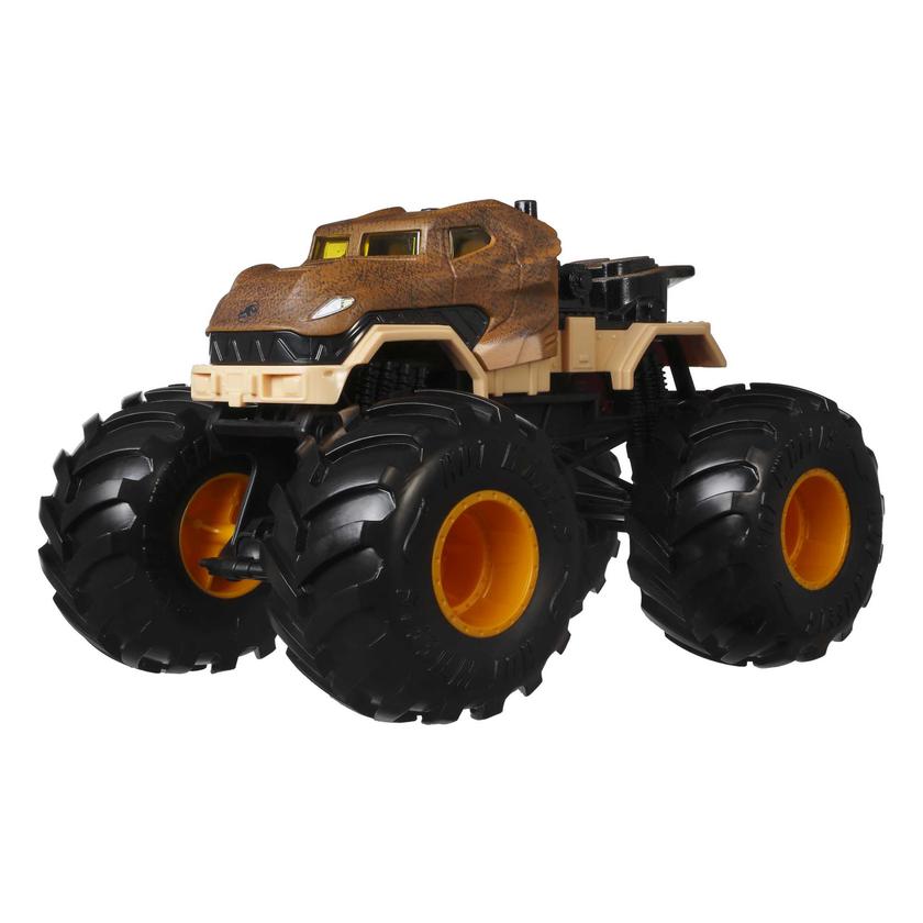 Hot Wheels Monster Trucks Veículo de Brinquedo Jurassic Dino Escala 1:24 Best Seller