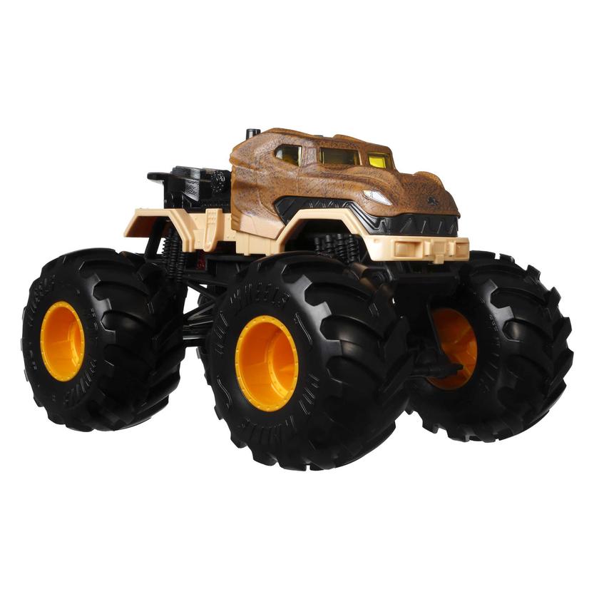 Hot Wheels Monster Trucks Veículo de Brinquedo Jurassic Dino Escala 1:24 Best Seller