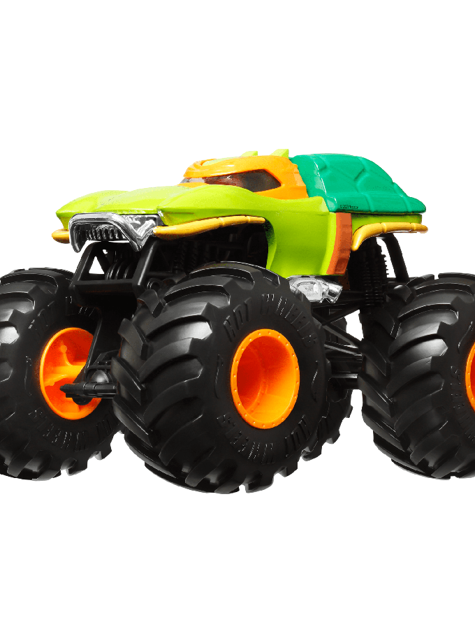 Hot Wheels Monster Trucks Veículo de Brinquedo Michaelangelo Escala 1:24 Best Seller