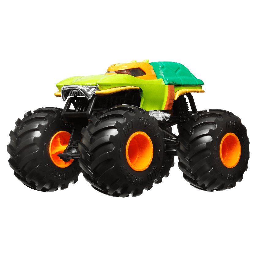 Hot Wheels Monster Trucks Veículo de Brinquedo Michaelangelo Escala 1:24 Best Seller