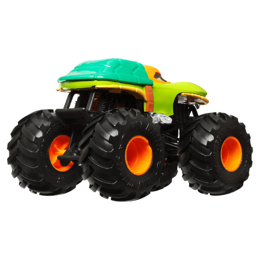 Hot Wheels Monster Trucks Veículo de Brinquedo Michaelangelo Escala 1:24 Best Seller