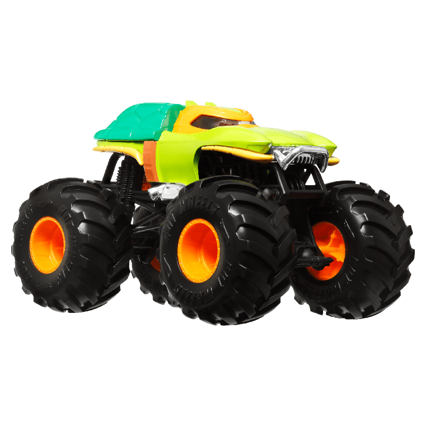 Hot Wheels Monster Trucks Veículo de Brinquedo Michaelangelo Escala 1:24 Best Seller