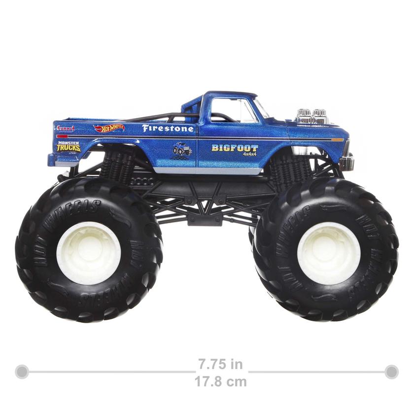 Hot Wheels Monster Trucks Veículo de Brinquedo Midwest Madness Escala 1:24 New Arrival