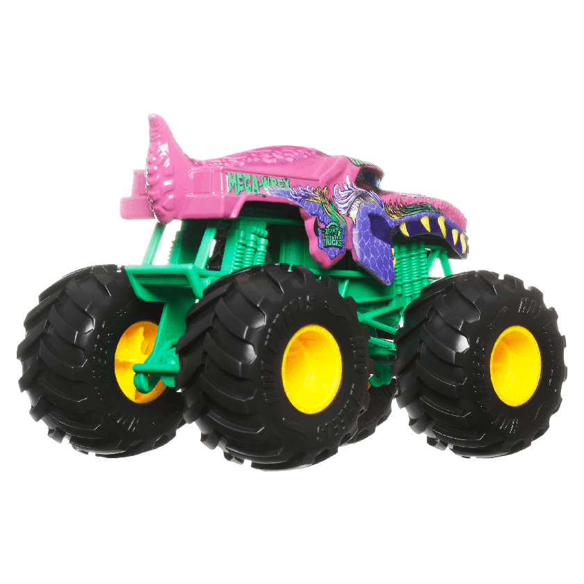 Hot Wheels Monster Trucks Veículo de Brinquedo Tiger Shark Redecoração Escala 1:24 Free shipping