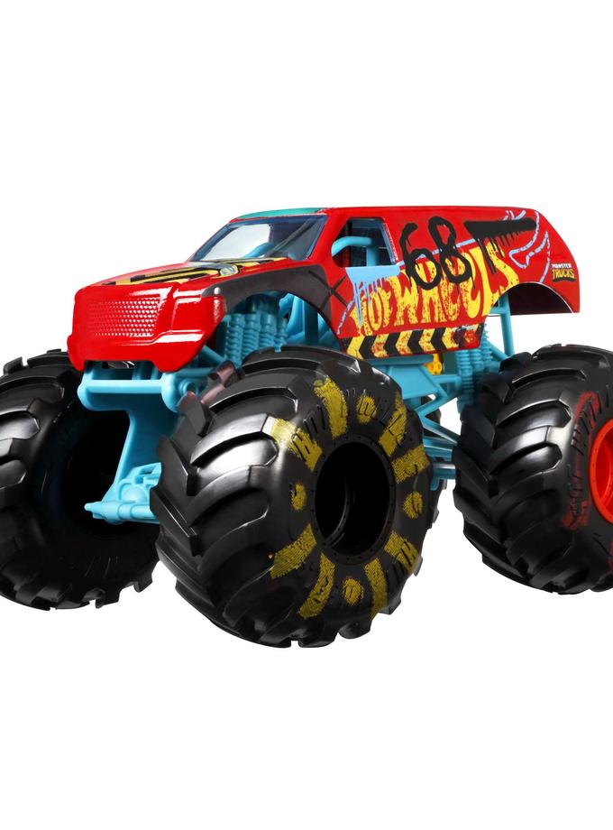 Hot Wheels Monster Trucks Veículo de Brinquedo Town Hauler Demo Derby Escala 1:24 Best Price