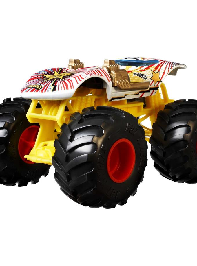 Hot Wheels Monster Trucks Veículo de Brinquedo Twin Mill Escala 1:24 New Arrival