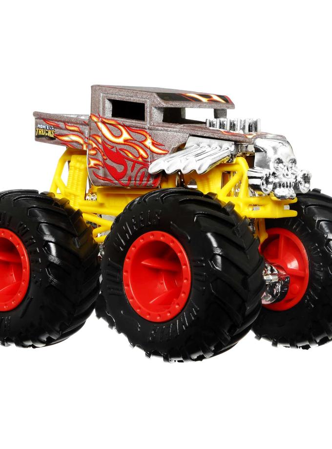 Hot Wheels Monster Trucks Vehículo de Juguete Color Shifter Bone Shaker Escala 1:64 On Sale