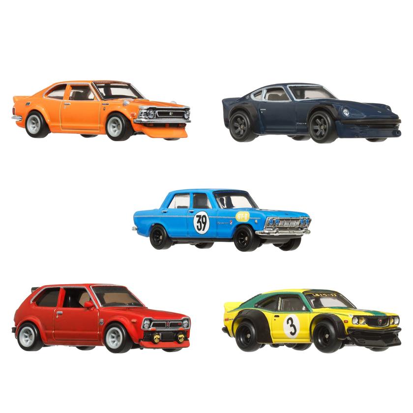 Hot Wheels Premium Car Culture Japan Historics 4 5-Vehicle Set in Collectible Container Best Price