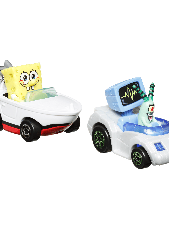 Hot Wheels RacerVerse Veículo de Brinquedo Bob Esponja e Plankton On Sale