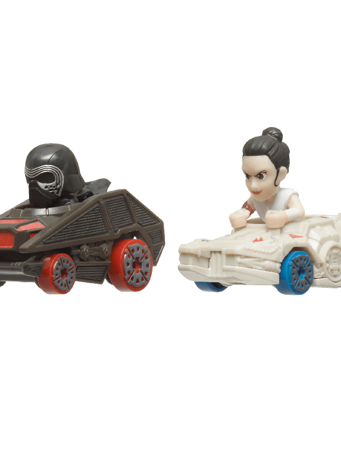 Hot Wheels RacerVerse Veículo de Brinquedo Rey e Kylo Ren Free shipping