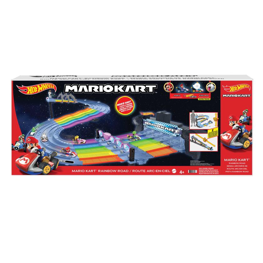 Hot Wheels® Route Arc-en-ciel Mario Kart New Arrival