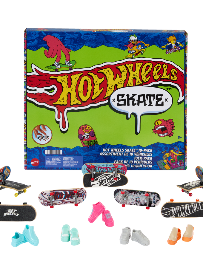 Hot Wheels Skate-Assortiment de 10Fingerboards Avec Chaussures Best Price