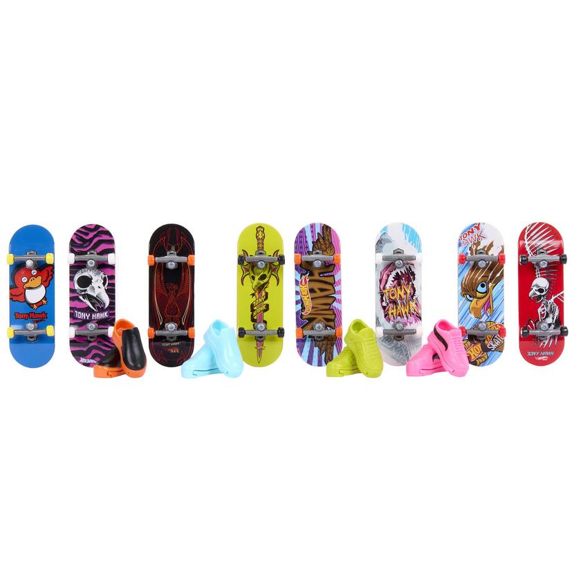 Hot Wheels-Skate-Fingerskate Tony Hawk-Pack Fingerboards et Chaussures For Sale