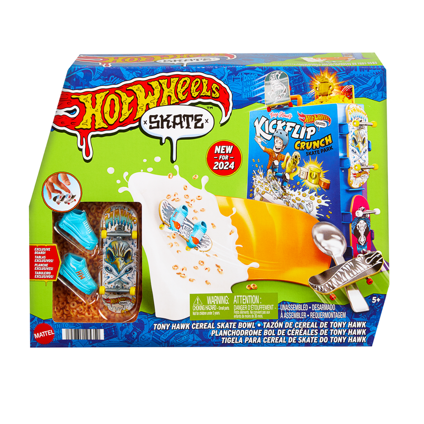 Hot Wheels Skate Pista de Brinquedo Set Bowl de Cereal Best Seller