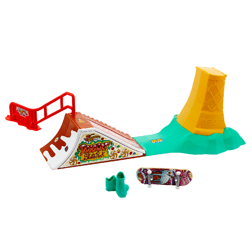 Hot Wheels Skate Pista de Brinquedo Set de Sorvete Best Seller