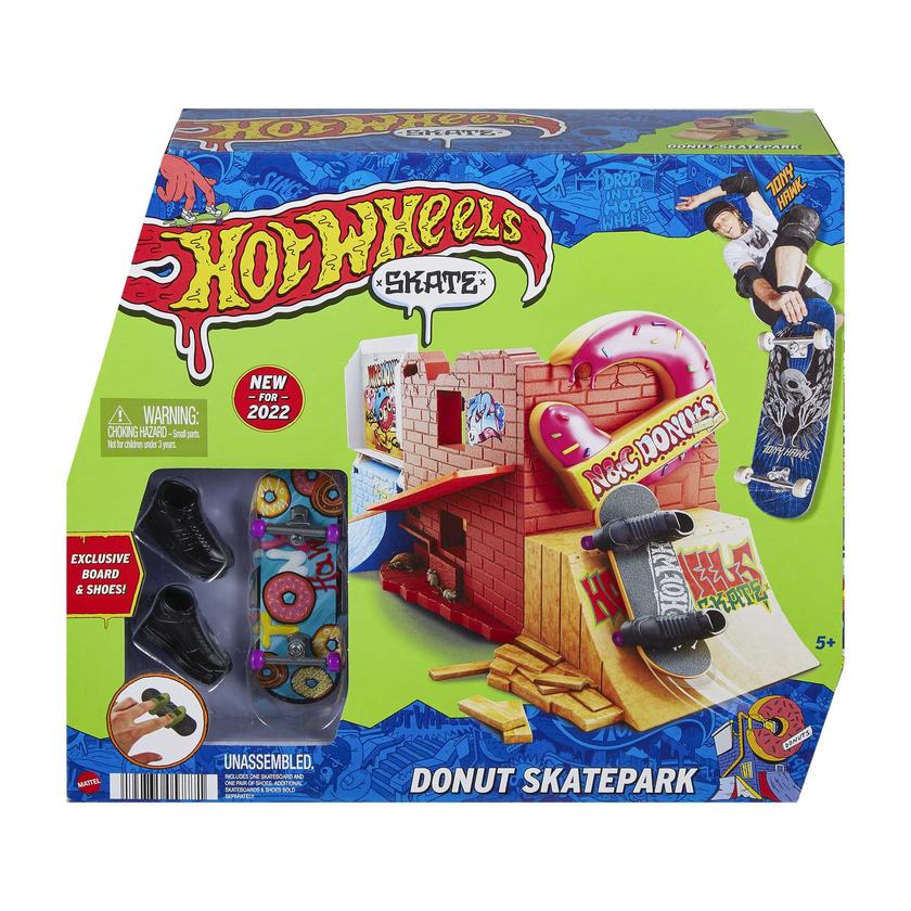 Hot Wheels Skate Pista de Brinquedo Set Loja de Donuts For Sale