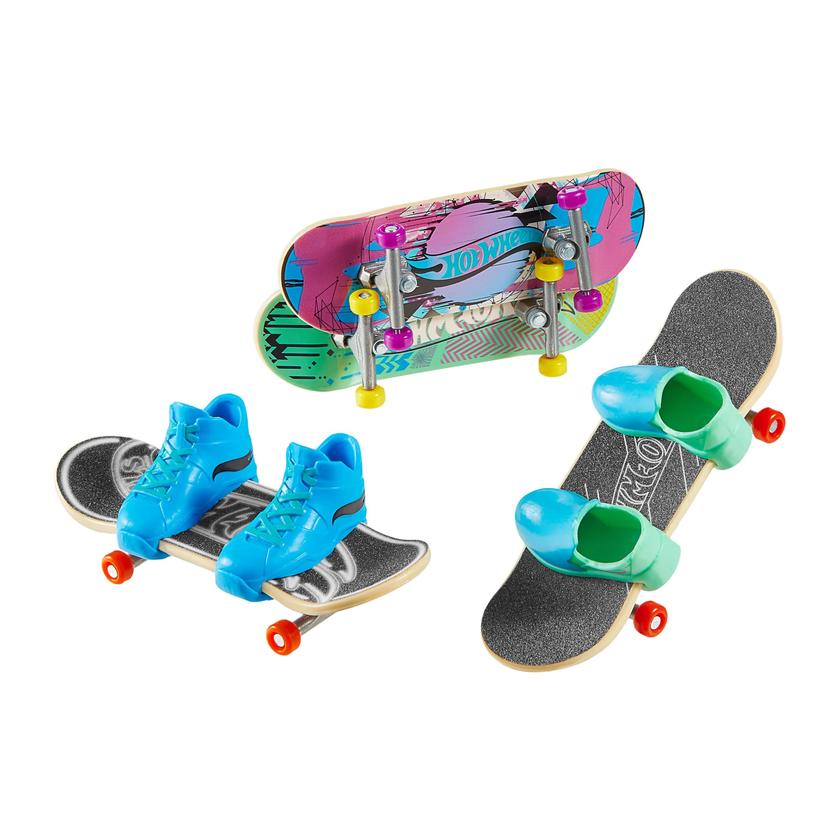 Hot Wheels Skate Veículo de Brinquedo Pacote de Patinetes Experiência Épica com Tênis New Arrival