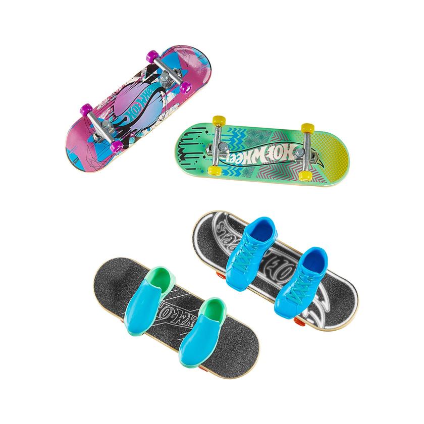 Hot Wheels Skate Veículo de Brinquedo Pacote de Patinetes Experiência Épica com Tênis New Arrival