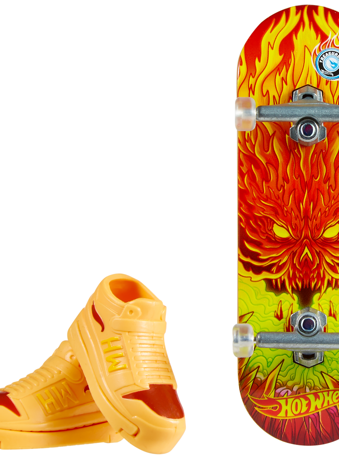 Hot Wheels Skate Veículo de Brinquedo Skateboard SMOKIN’ RIDE™ com Tênis High Quality