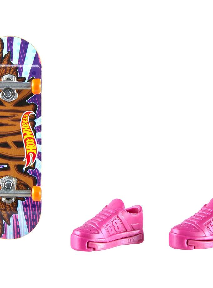 Hot Wheels Skate Veículo de Brinquedo Skateboard WINGSTORM™ com Tênis New Arrival