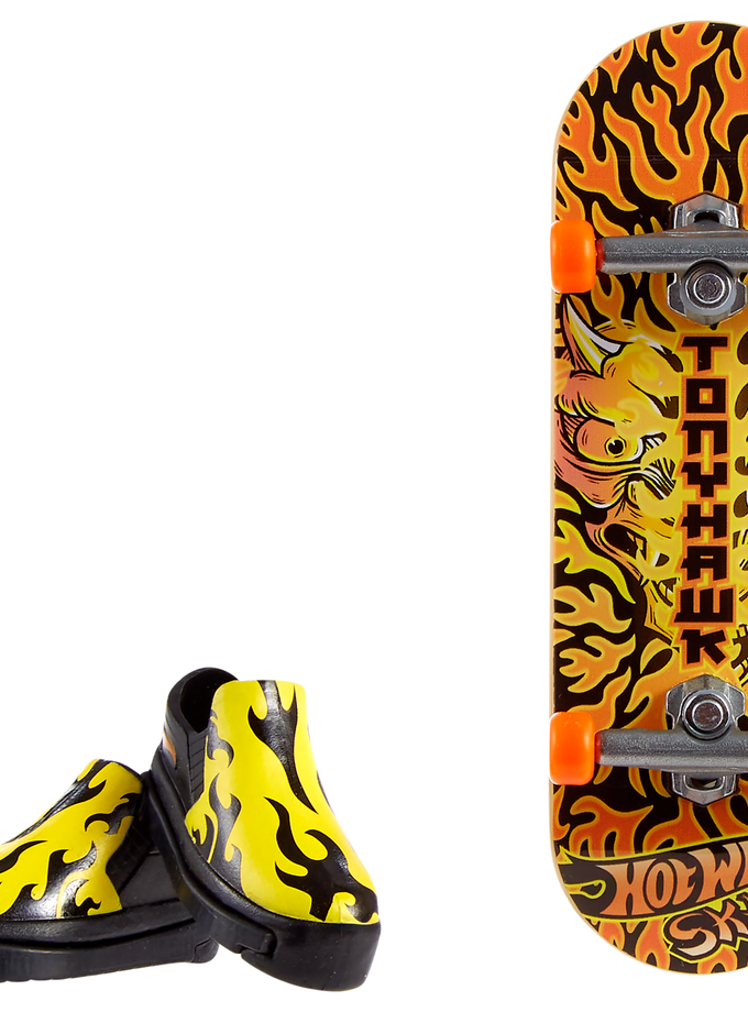 Hot Wheels Skate Vehículo de Juguete Patineta FLAME THROWER™ con Tenis New Arrival