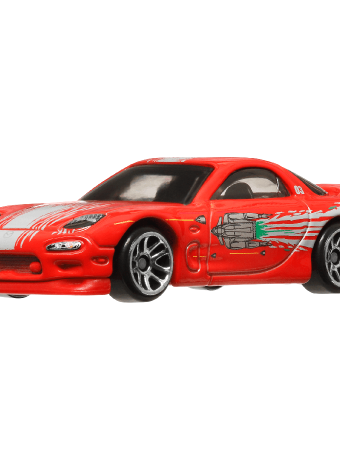 Hot Wheels Themed Veículo de Brinquedo Carro Fast e Furious Mazda RX-7 Same Day Delivery