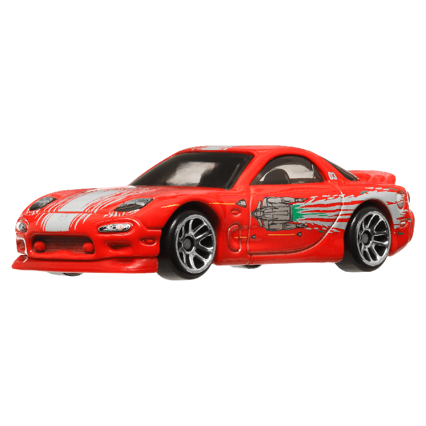 Hot Wheels Themed Veículo de Brinquedo Carro Fast e Furious Mazda RX-7 Same Day Delivery