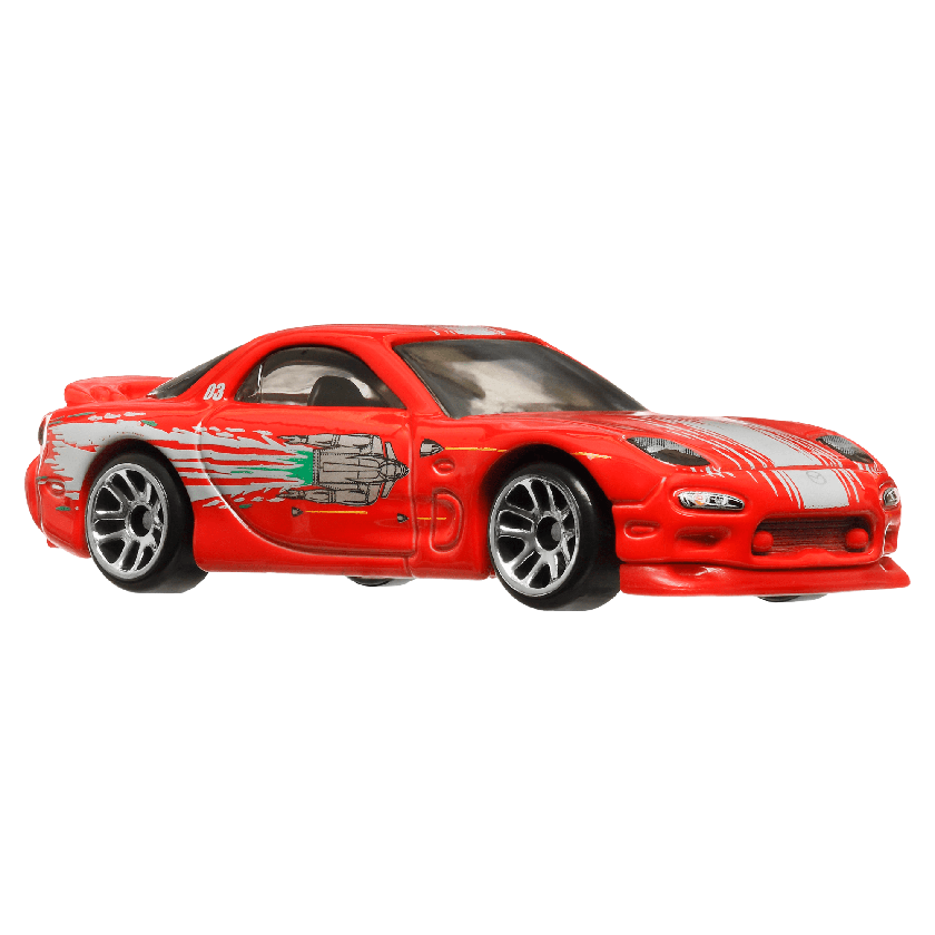 Hot Wheels Themed Veículo de Brinquedo Carro Fast e Furious Mazda RX-7 Same Day Delivery