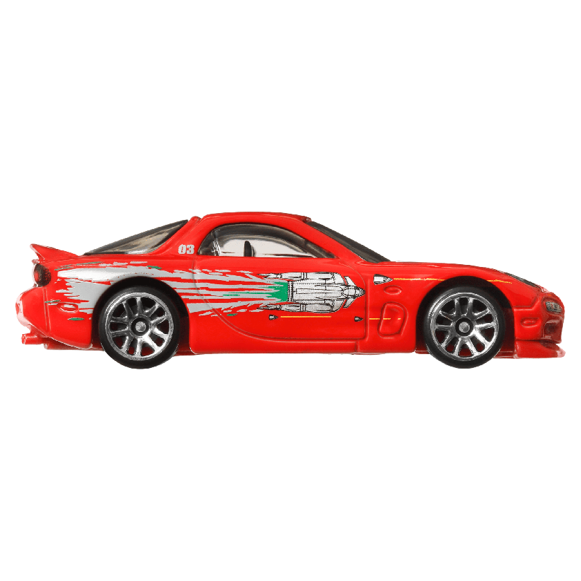 Hot Wheels Themed Veículo de Brinquedo Carro Fast e Furious Mazda RX-7 Same Day Delivery