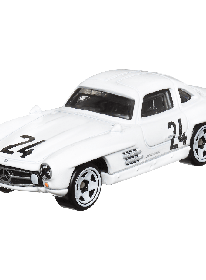 Hot Wheels Themed Veículo de Brinquedo Mercedes-Benz 300SL Gullwing Vintage Best Seller