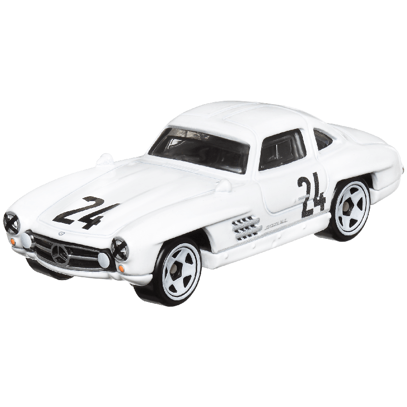 Hot Wheels Themed Veículo de Brinquedo Mercedes-Benz 300SL Gullwing Vintage Best Seller