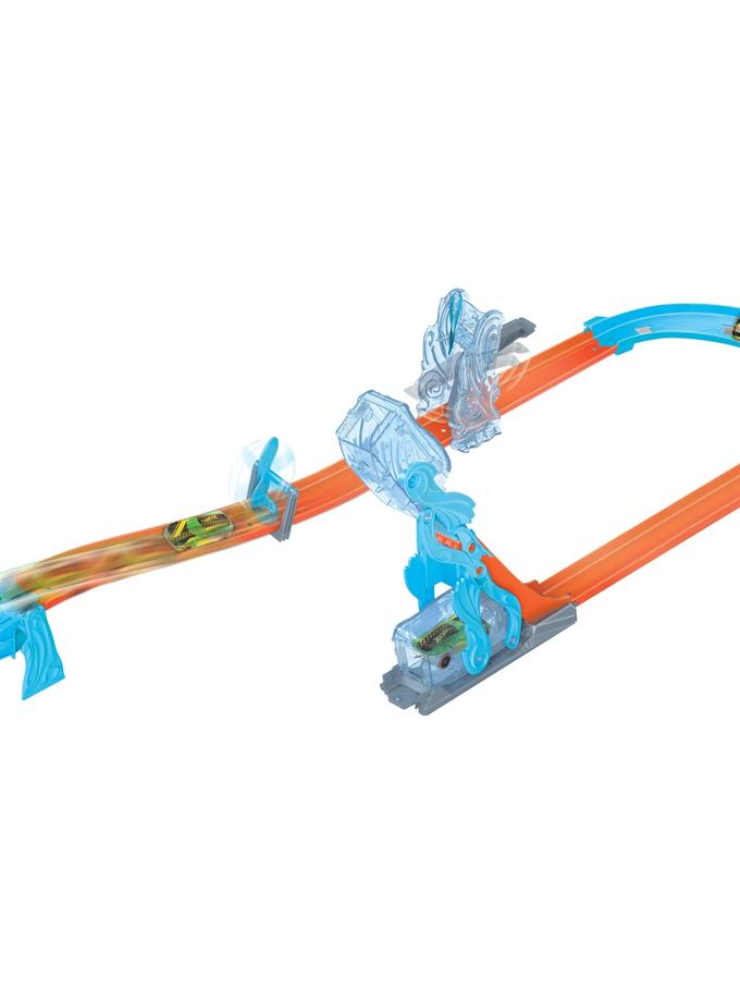 Hot Wheels Track Builder Pista de Brinquedo Caixa média de Acrobacias Temática de Ar Best Price