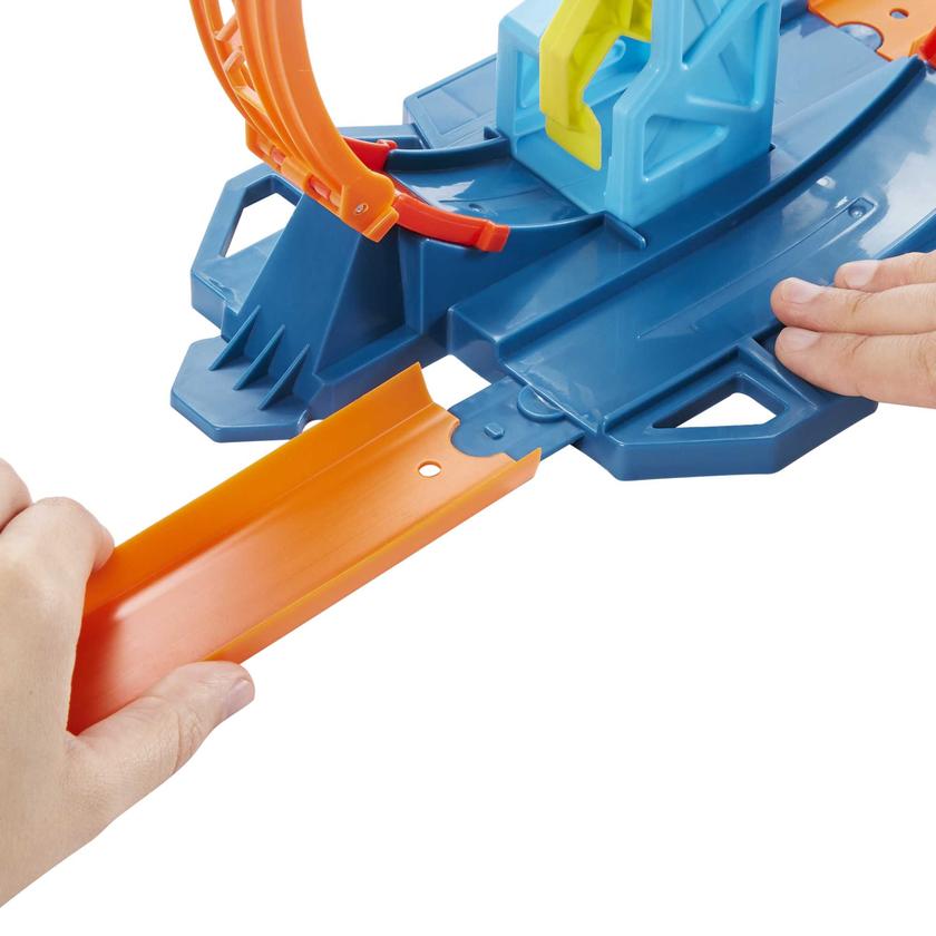 Hot Wheels Track Builder Pista de Brinquedo Pacote de Lançador de Loop New Arrival