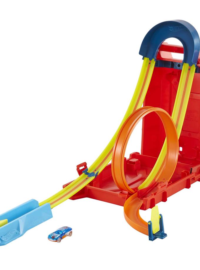 Hot Wheels Track Builder Pista de Juguete Caja de Acrobacias Extrema On Sale