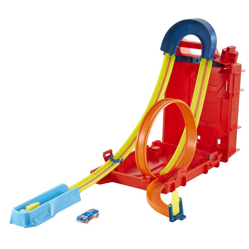 Hot Wheels Track Builder Pista de Juguete Caja de Acrobacias Extrema On Sale