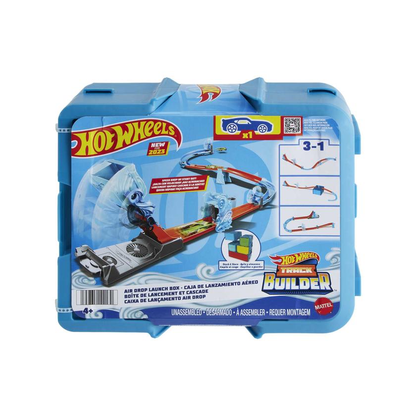 Hot Wheels Track Builder Pista de Juguete Caja Mediana de Acrobacias Temática de Aire For Sale