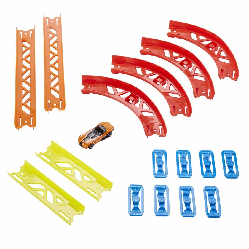 Hot Wheels Track Builder Pista de Juguete Paquete de Curvas Premium Same Day Delivery