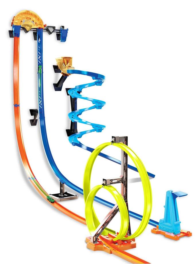 Hot Wheels Track Builder System Super Piste Verticale Free shipping