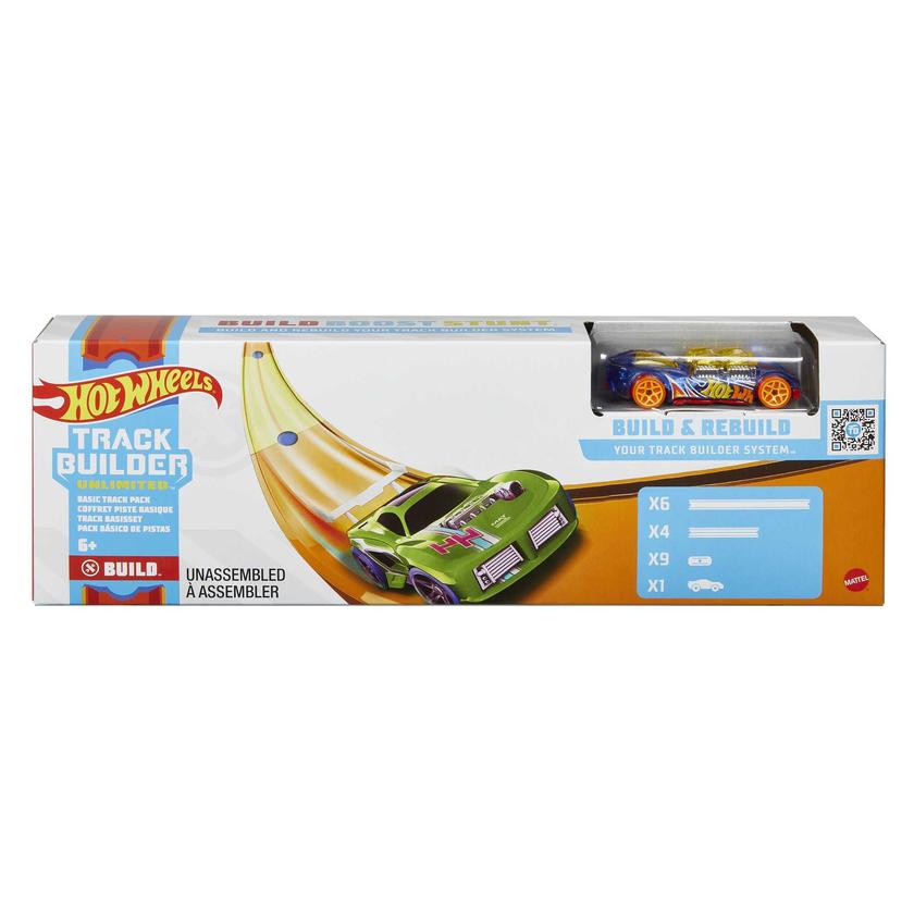 Hot Wheels Track Builder Unlimited Basic Track Pack, Track Set On Sale