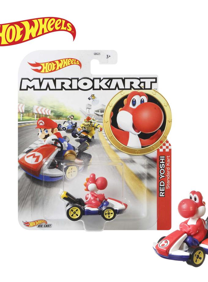 Hot Wheels Véhicule Mario Kart, Yoshi Standard Kart Same Day Delivery