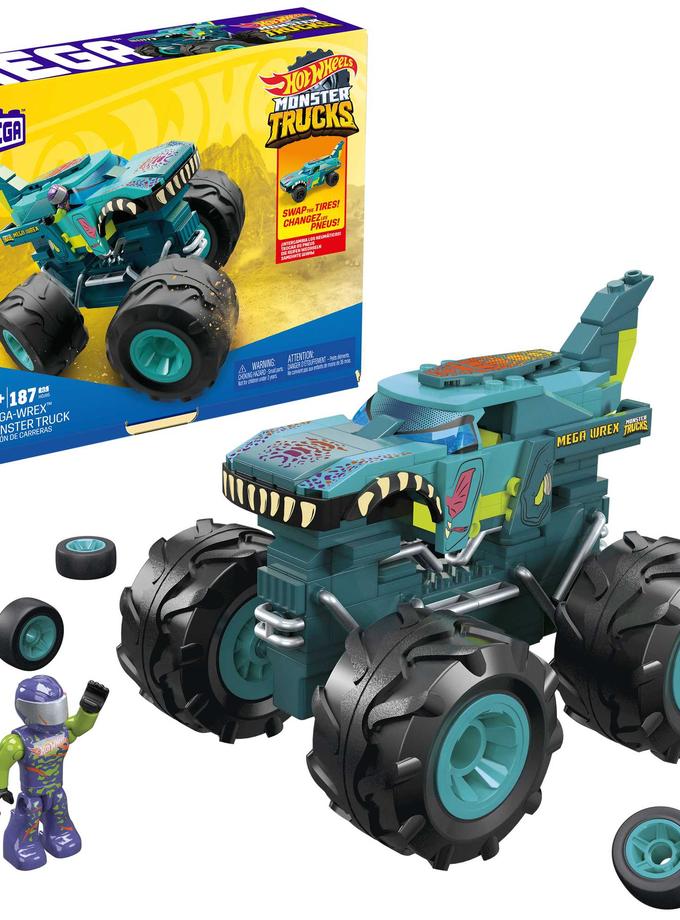 MEGA Hot Wheels Juguete de Construcción Mega-Wrex Monster Truck Same Day Delivery