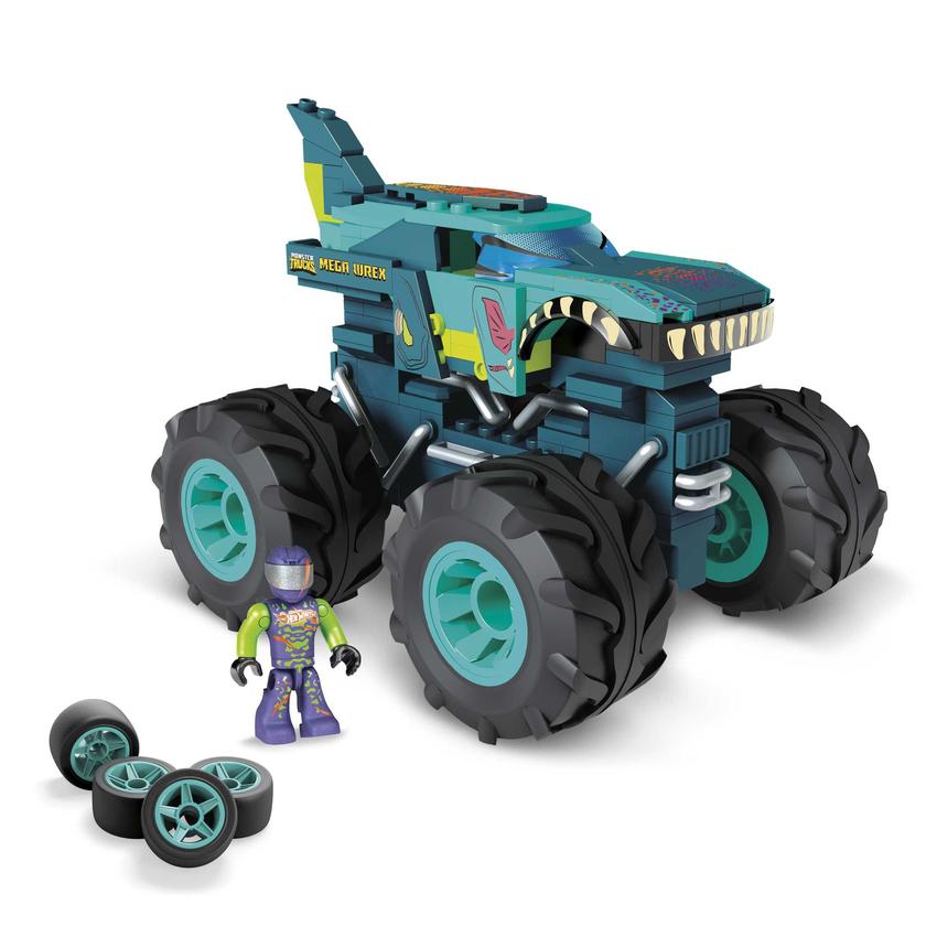 MEGA Hot Wheels Juguete de Construcción Mega-Wrex Monster Truck Same Day Delivery