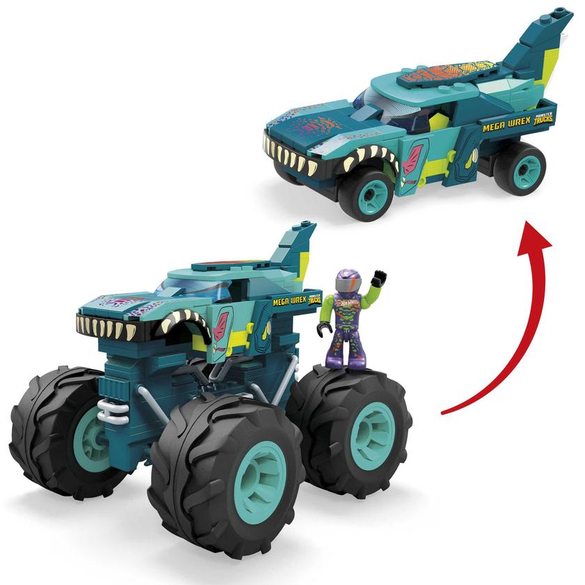 MEGA Hot Wheels Juguete de Construcción Mega-Wrex Monster Truck Same Day Delivery