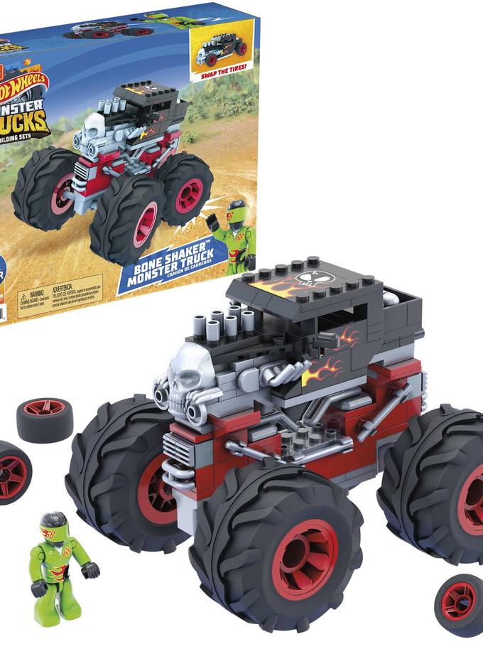 MEGA Hot Wheels Juguete de Construcción Monster Truck Bone Shaker For Sale